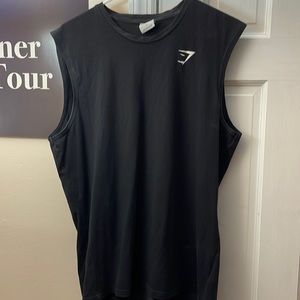 Gymshark Critical Sleeveless Tee - Black - Large